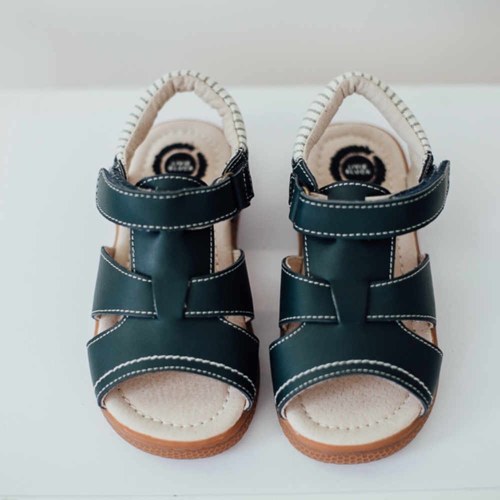 NEW Livie and Luca Sailor Sandals in dark green